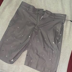 Men’s Walter Hagen Perfect 11 Art Deco Print Golf Shorts